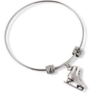 Ice Skate Skating Sport Bangle Bracelet Jewelry